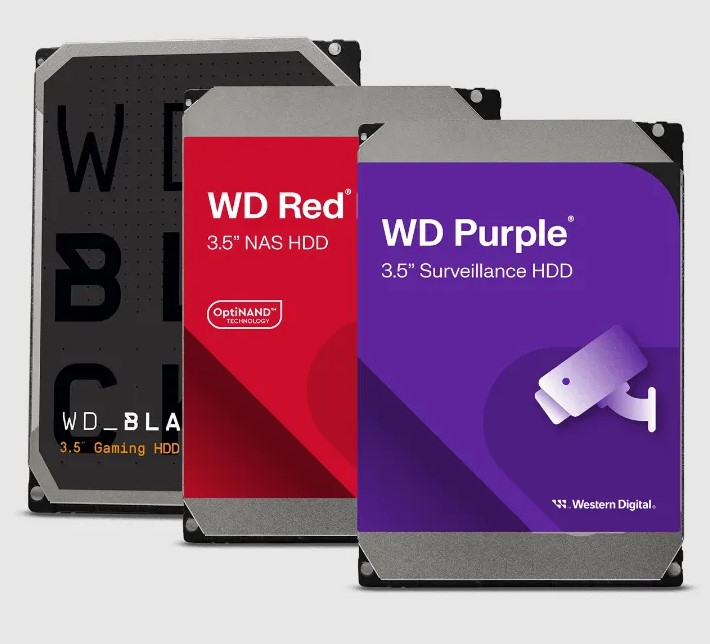 تفاوت رنگ های مختلف هاردهای وسترن دیجیتال