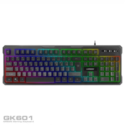 کیبورد مخصوص بازی گرین مدل GK601-RGB