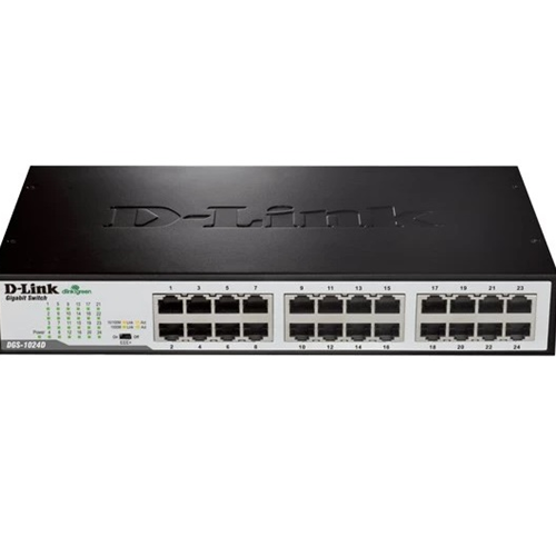 سوییچ 24 پورت گیگابیتی، غیر مدیریتی و دسکتاپ دی-لینک مدل DGS-1024D