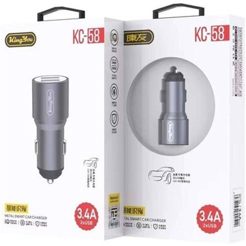 شارژر فندکی اورجینال کینگ یو مدل Kingyou-KC58