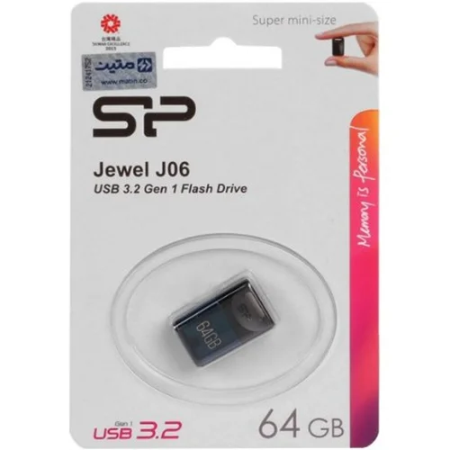 فلش مموری سیلیکون پاور مدل Jewel J06 ظرفیت 64 گیگابایت USB 3.2